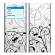 W&B Fleur Design Protective Skin Decal Sticker for Apple iPod nano 2G (2nd Generation) 2GB/ 4GB/ 8GB Player