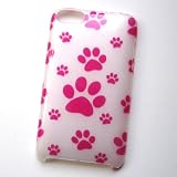 Apple iPod Touch 2nd & 3rd Generation Hard Case BACK-Style Cover (Back Plate only) Paw Prints