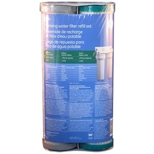GE FXSVC Dual Stage Drinking Water Filtration System Replacement Filter (VOC)