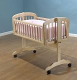 Sorelle Standa Cradle w, Mattress in Natural