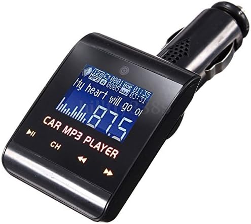 FM Radio Bluetooth Transmitter Car Kit LCD with Universal 3.5mm Audio and USB Charge for Streaming to Car Stereo from iPhone 6/5/4, iPad, iPod, Sumsung Devices, and all Smart Phones