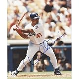 Raul Mondesi Autographed Los Angeles Dodgers (White Jersey) 8x10 Photo