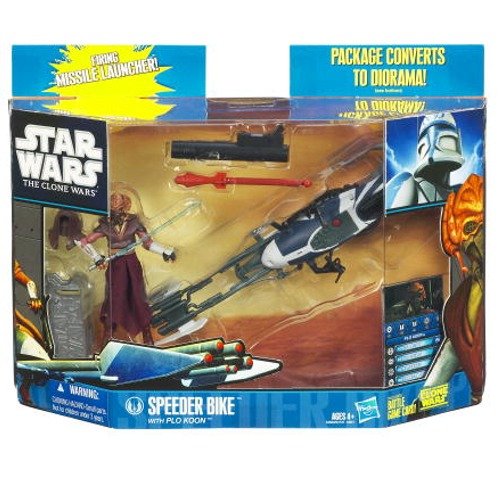 Star Wars The Clone Wars Speeder Bike with Plo Koon 51ltav6wOyL Star Wars The Clone Wars Speeder Bike with Plo Koon