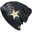 Fox Racing Rockstar Star to Finish Men's Beanie Racewear Hat w/ Free B&F Heart Sticker Bundle - Black / One Size