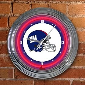 NFL New York Giants Football Neon Lighted Wall Clock 15