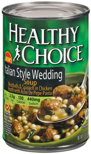 Healthy Choice Soup Italian Wedding, 15-Ounce Cans (Pack of 12) by Healthy Choice
