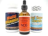 HCG oral drops kit Includes Homeopathic Diet Drops 2 oz bottle Cleanse and Multi Vitamin