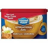 Maxwell House International Coffee Vanilla Caramel Latte, 8.7-Ounce Cans (Pack of 4)