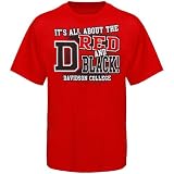 NCAA Davidson Wildcats Red All About Red & Black T-shirt