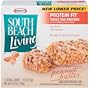 South Beach Living  Protein Cereal Bars, Peanut Butter, 5-Count Bars (Pack of 4)