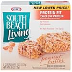 South Beach Living High Protein Cereal Bars, Peanut Butter, 5-Count Bars (Pack of 4) $16.06