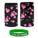 Raining Heart Design Snap On Hard Case for Sony Ericsson W518