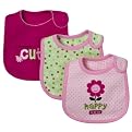 Just One Year- 3pk Bib - Adorable Flower