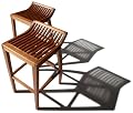 Strathwood Anderson All-Weather Hardwood Backless Barstool, Set of 2