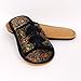 Chinese Brocade Embroidery Slippers Shoes Black