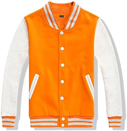 AcFune Casual Institute Style Cotton Stripe Collar Baseball Long Sleeve Cardigan Uniform Jacket Sweater For Men