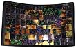 Mosaic Glass Tray, One of a Kind - "Collage" Theme, Approx. 8" X 4"