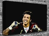 Gianluigi Buffon - Juventus Sports Football Canvas Art Canvas Print Print Picture Size: (40