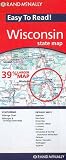 Rand McNally Easy to Read! Wisconsin State Map