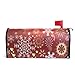 Naanle Christmas Holiday Magnetic Mailbox Cover, Christmas Snowflake Mailbox Wrap Home Decorative for Standard Size 20.8â€(L) x 18â€(W)