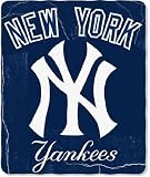 New York Yankees Lightweight Rolled Throw Blanket