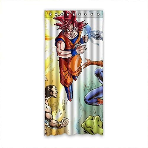 Wenglee Customized dragon ball Polyester Fabric Window Curtain 52"x108" (one piece)