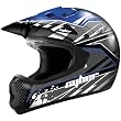 Cyber Graphic UX-22 MX Motorcycle Helmet - Blue/Black