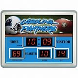NFL Carolina Panthers 14x19 Inch ScoreBoard-Clock-Thermometer (NG)