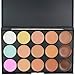 EVERMARKET 15 Colors Professional Concealer Camouflage Makeup Palette Contour Face Contouring Kit