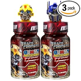Health Science Labs Transformers Gummy Multivitamin Dietary Supplement, 60-count Bottles (Pack of 3)