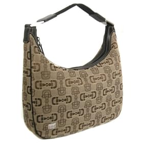 GG GG 211524 FBOEN 1040 9768 Beige/Ebony Fabric Handbag