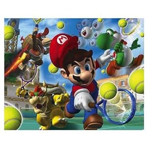 Visual Echo 3D Effect Nintendo Mario Tennis 100pc Lenticular Puzzle by 
