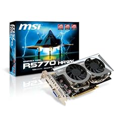 MSI R5770-Hawk 1GB GDDR5 Grafikkarte (PCI-e, 1GB GDDR5 Speicher, HDMI, DVI, 1 GPU) Full Retail