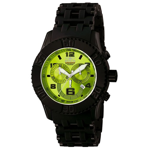 Invicta Men's 6714 Sea Spider Collection Chronograph Black Ion-Plated Watch