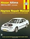 Nissan Altima, 1993-2001 (Haynes Automotive Repair Manual Series)