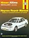 Haynes Nissan Altima 1993-2001 Repair Manual
