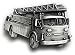 FIRE TRUCK Belt Buckle Fire Department Firefighter Rescue Image