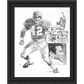 Framed Johnny Robinson Kansas City Chiefs