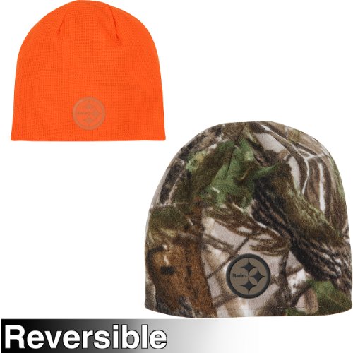 Reebok Pittsburgh Steelers Realtree Reversible Knit Hat One Size Fits All