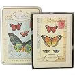 Butterfly combination set: Carte postale 18 postcards in tin and boxed set of 10 note cards with envelopes