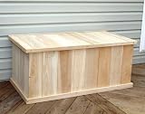 3' White Cedar Deck Box with Standard Lid