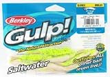 Berkley Gulp Lures 3" Squid Chartreuse Pepper Neon Glow