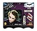 Includes: Wig, one tube water washable white cream makeup, one small black makeup stick, one large red makeup stick, mouth scars and face adhesive. This is an officially licensed Batman accessory.