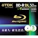TDK �f�[�^�p�u���[���C�f�B�X�N 50GB BD-R(1��L�^�p) 4X �z���C�g���C�h�v�����^�u�� 5mm�P�[�X 5���p�b�N