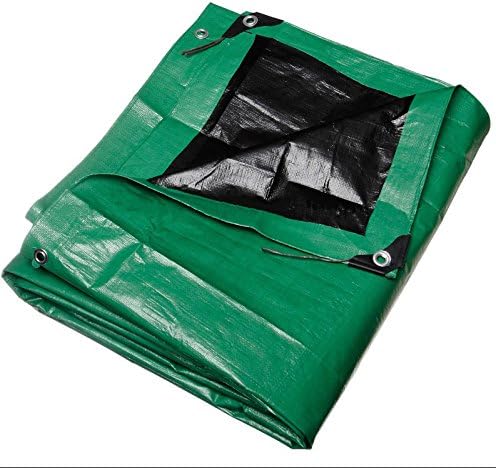 Heavy Duty Reinforced Multi Purpose Green/Black Poly Tarp (30x40)