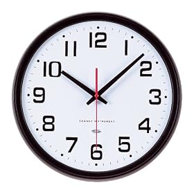 Chaney Instruments 14-Inch Electra Wall Clock with Set & Forget Technology