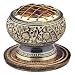 Small Decorated Brass Charcoal Screen Incense Burner