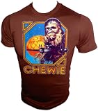 51lubsy6VhL. SL160  Vintage Star Wars A New Hope CHEWIE Chewbacca 12 Back T Shirt Reviews
