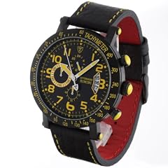 Detomaso Classic Herren-Armbanduhr Rimini Chronograph Yellow Dt1002-D