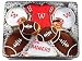 Hand Decorated Wisconsin Badger Sugar Cookie Gift Tin
